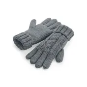 Guanti Cable Knit Melange Gloves Beechfield - B497 Guanti Cable Knit Melange Gloves Beechfield - B497