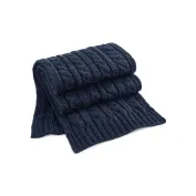 Sciarpa Cable Knit Melange Scarf Beechfield - B499