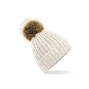 Cappello Fur Pom Pom Chunky Beanie Beechfield - B412