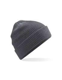 Cappello Organic Cotton Waffle Beanie Beechfield - B52N