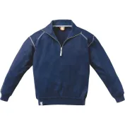 Felpa poliestere e cotone.