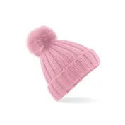 Cappello Verbier Fur Pop Pom Chunky Beanie Beechfield - B413
