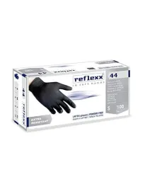 REFLEXX SKU N85-XL GUANTI MONOUSO IN NITRILE SENZA POLVERE ULTRA RESISTENTE  TAGLIA XL 50 PEZZI N85