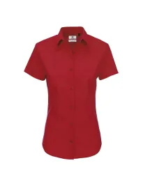 Camicia Da Lavoro Heritage Manica Corta da Donna B&C Collection - BCSWP44