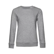 Felpa Da Lavoro Giracollo Organico da Donna B&C Collection - BCWW32B