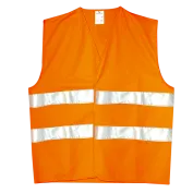 Gilet Alta Visibilità in Poliestere 100% Economico EXTRA LARGE - ARANCIONE