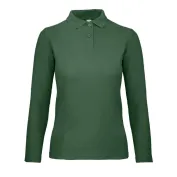 Polo Da Lavoro ID.001 LSL da Donna Manica Lunga B&C Collection - BCPWI13