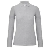 Polo Da Lavoro ID.001 LSL da Donna Manica Lunga B&C Collection - BCPWI13