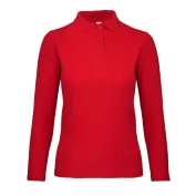 Polo Da Lavoro ID.001 LSL da Donna Manica Lunga B&C Collection - BCPWI13