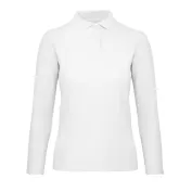 Polo Da Lavoro ID.001 LSL da Donna Manica Lunga B&C Collection - BCPWI13