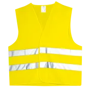 Gilet Alta Visibilità in Poliestere 100% Economico EXTRA LARGE - GIALLO