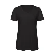 T-shirt Da Lavoro V Triblend Manica Corta da Donna B&C Collection - BCTW058