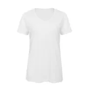 T-shirt Da Lavoro V Triblend Manica Corta da Donna B&C Collection - BCTW058