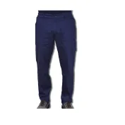 Pantalone da lavoro Economico Blu Multitasche Cotone 100% Massaua