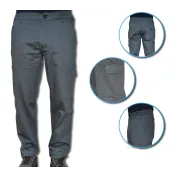 Pantalone da lavoro Economico Grigio Multitasche Cotone 100% Massaua