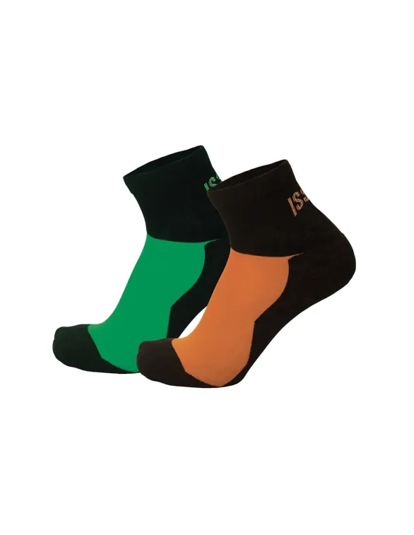 3 pezzi - Calze da lavoro corte Stretch Issa Line Duorun 00650