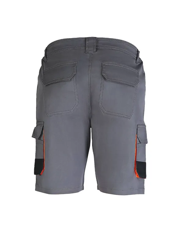 PAYPER Bermuda Da Lavoro Uomo – Pantaloncini Multitasche, Chiusura Con Zip E Bottone, Comodi E Resistenti - 4