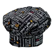 Cappello da Lavoro Cuoco 100% Cotone Giblor's Toque 14P05I483 Cappello da Lavoro Cuoco 100% Cotone Giblor's Toque 14P05I483