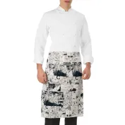 Grembiule corto da Lavoro Unisex 100% Cotone Giblor's Zagabria 16P08H480