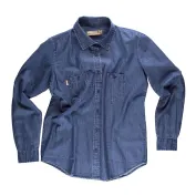 Camicia da lavoro donna in jeans a manica lunga - Workteam
