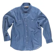 Camicia da lavoro in jeans a manica lunga - Workteam Camicia da lavoro in jeans a manica lunga - Workteam