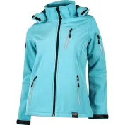 Giacca Workshell multitasche da donna con cappuccio - Workteam