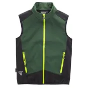 Gilet Workshell sportivo a collo alto e cerniera in nylon - Workteam