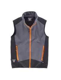 Gilet Workshell sportivo a collo alto e cerniera in nylon - Workteam