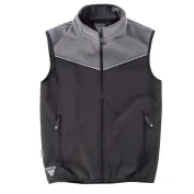 Gilet Workshell sportivo combinato a collo alto - Workteam