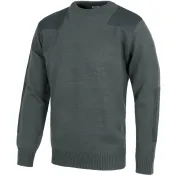 Maglione girocollo in punto grosso con rinforzi - Workteam