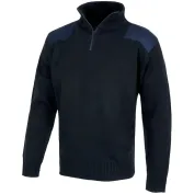 Maglione sportivo collo alto chiusura mezza zip - Workteam