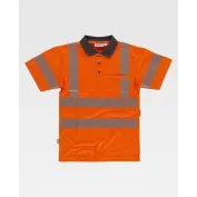 Polo da Lavoro Manica Corta Alta Visibilità C3882 - Workteam