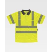 Polo da Lavoro Manica Corta Alta Visibilità C3882 - Workteam