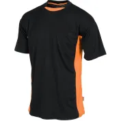 T-shirt combinata manica corta alta visibilità - Workteam