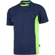 T-shirt combinata manica corta alta visibilità - Workteam