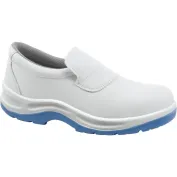 FUORI TUTTO - Scarpe antinfortunistiche bianche Mocassino basso in microfibra S1 SRC  Suola blu - Rodi 510518-  Numero    42