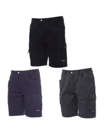 Fuori tutto - Bermuda da Lavoro Multitasche in Cotone San diego - Payper taglia s colore Nero grigio