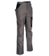 FUORI TUTTO - Pantaloni da Lavoro Multitasche Cofra Dublin 100% Cotone Canvas V052-0-01 Taglia 56  colore fango nero