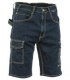 Fuori tutto - Bermuda Jeans da Lavoro Stretch Elasticizzati Multitasche Cofra Manacor V497-0-00 taglia 58 colore blu