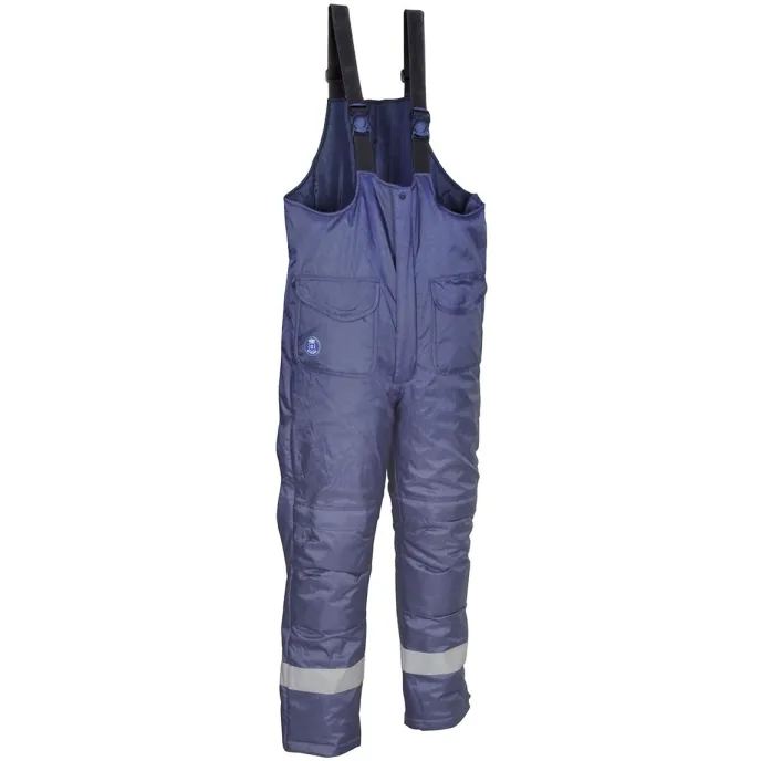 Fuori tutto - Pettorina Antifreddo Salopette da Lavoro Multitasche Cofra Dessel V161-0-02 Taglia XL colore navy