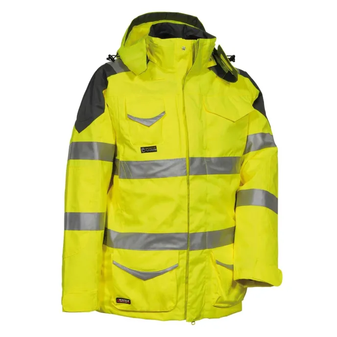 Fuori tutto - Parka da Lavoro Alta Visibilità Cofra Protection V024-0-00 taglia 46 colore arancione