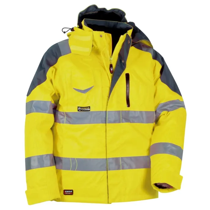 Fuori tutto - Giacca da Lavoro Alta Visibilità Cofra Rescue V017-0-00 taglia 50 colore giallo