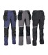 Fuori tutto - Pantaloni da Lavoro Stretch Elasticizzati Multitasche Cofra Lemno V581-0-02 Taglia 60 colore navy nero