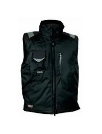 Fuori tutto - Gilet Imbottito da Lavoro Multitasche Cofra Polar V013-0-00 Taglia 46 colore antracite nero