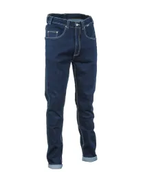 Fuori tutto - Jeans da Lavoro Stretch Elasticizzati Multitasche Cofra Astorga V494-0-00 colore blu taglia 50