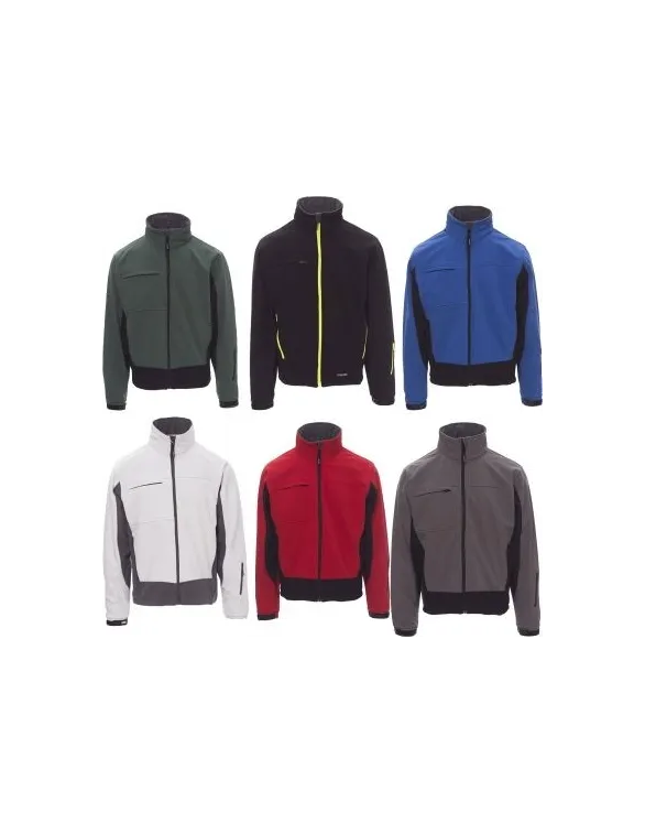 Bermuda da lavoro multitasche unisex Payper next 4w shorts Colore SMOKE/NERO Taglia 42