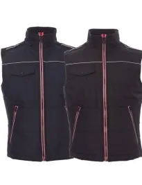 Fuori tutto - Gilet da lavoro Multitasche con Zip a Contrasto Shuttle 2.0 - Payper  taglia 3XL colore nero
