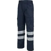 Fuori tutto - Pantalone da lavoro ad Alta visibilità - B1407 workteam  Taglia 46 colore blu