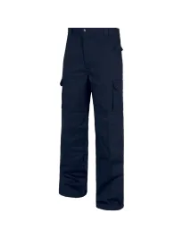Fuori tutto - Pantaloni da lavoro con rinforzi multitasche - Workteam taglia 54 colore verde khaki
