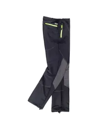 Fuori tutto - Pantaloni Workshell elasticizzati con tessuto Rip Stop - Workteam  taglia 2xl colore marrone nero